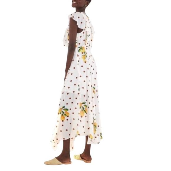 LIKE NEW FARM Rio Cashew Dot Maxi Dress - Size - XS - Picture 4 of 14